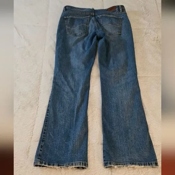 LEE Classic Straight Leg Blue Women's Jeans Size 8 - Picture 3 of 5